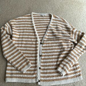 Madewell Open Stitch Stripe Cardigan